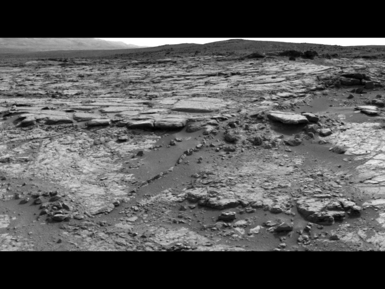 The sinuous rock feature called 'Snake River.' (Image: NASA/JPL-Caltech)